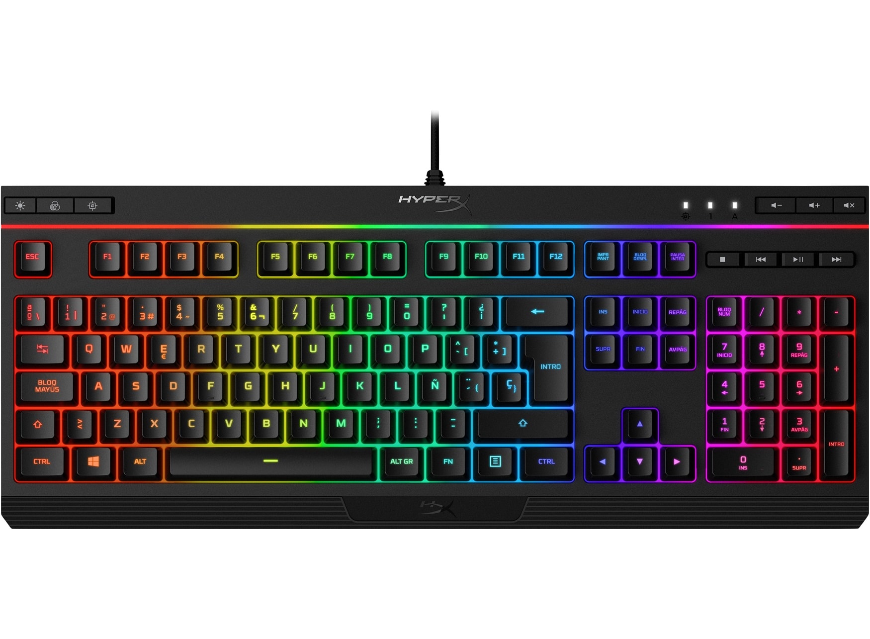 Teclado gaming HyperX Alloy Core RGB